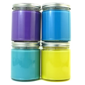 PICK 4 8 oz Jar Candles from Bubble & Geek Save on shipping Video Game, Geeky Candles image 1