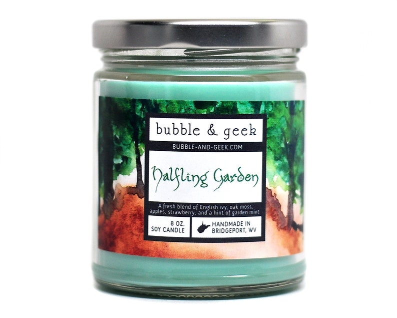 Halfling Garden Scented Soy Candle image 1