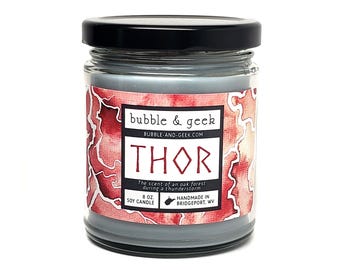 Bougie de soja parfumée Thor the Norse God
