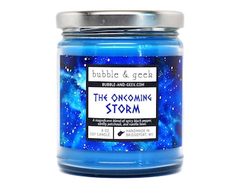 The Oncoming Storm Scented Soy Candle Jar