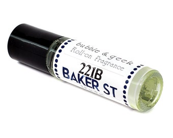 221B Baker Street Scented Roll-on Fragrance - Sherlock Holmes - bookish perfume