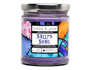Sally's Song Scented Soy Candle - 8 oz. jar - Nightmare
