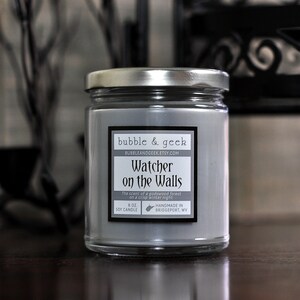 Watcher on the Walls Scented Soy Candle Jar image 3