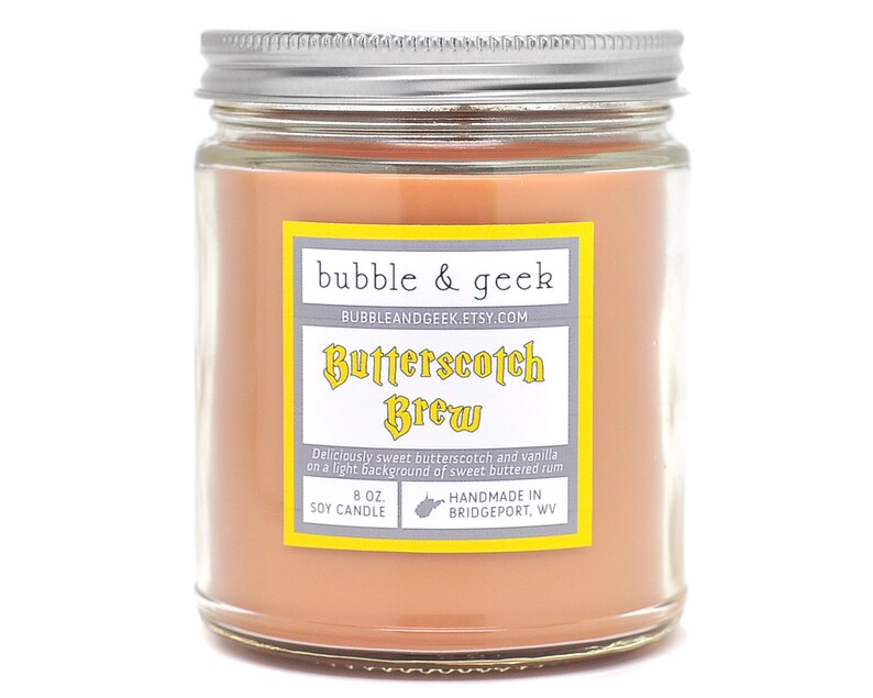 PICK 4 8 oz Jar Candles from Bubble & Geek Save on shipping Video Game, Geeky Candles image 2