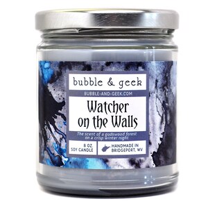 Watcher on the Walls Scented Soy Candle Jar image 1