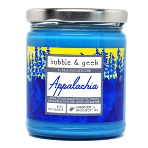 Appalachia Scented Soy Candle Jar
