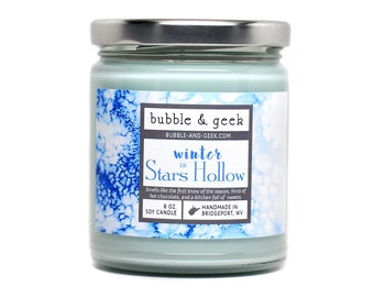 Winter in Stars Hollow Scented Soy Candle Jar