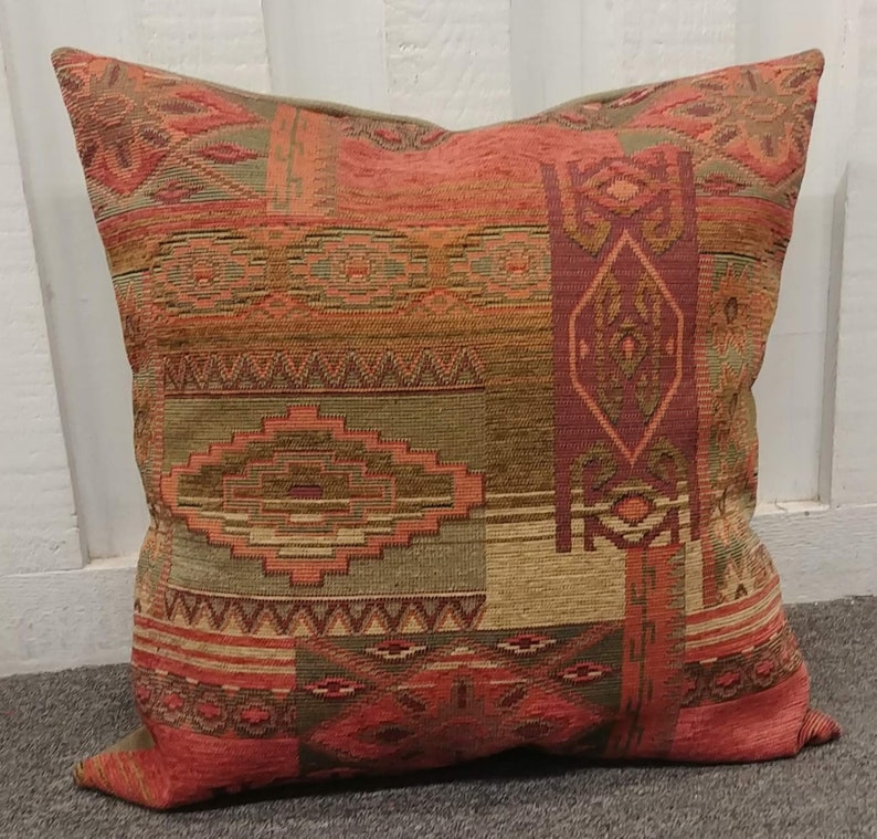 Southwestern Pillow Cover. 16 X 16 to 24 X 24. Rich Upholstery Etsy