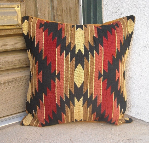Southwestern Pillow Cover 16 x 16 to 24 x 24. Hardwearing but Etsy