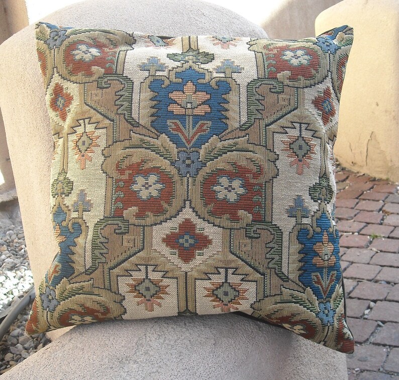 Southwest Pillow Cover 18 X 18. Rich Fabric. Subtle Etsy