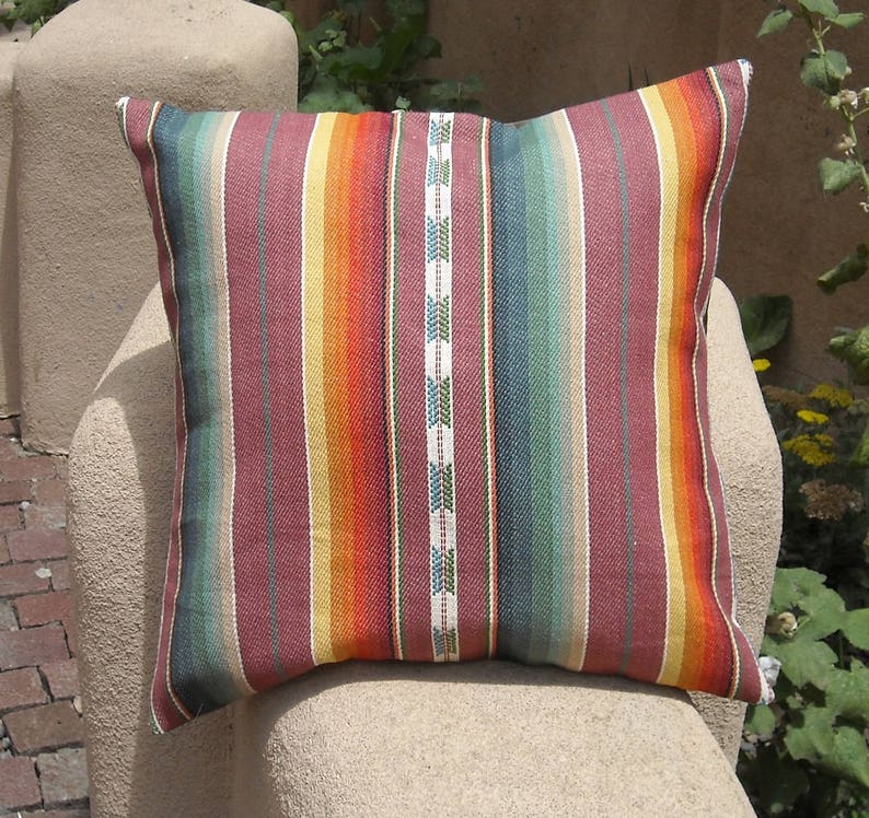 Southwestern Pillow Cover 16 X 16 to 24 X 24. Sturdy Woven Etsy