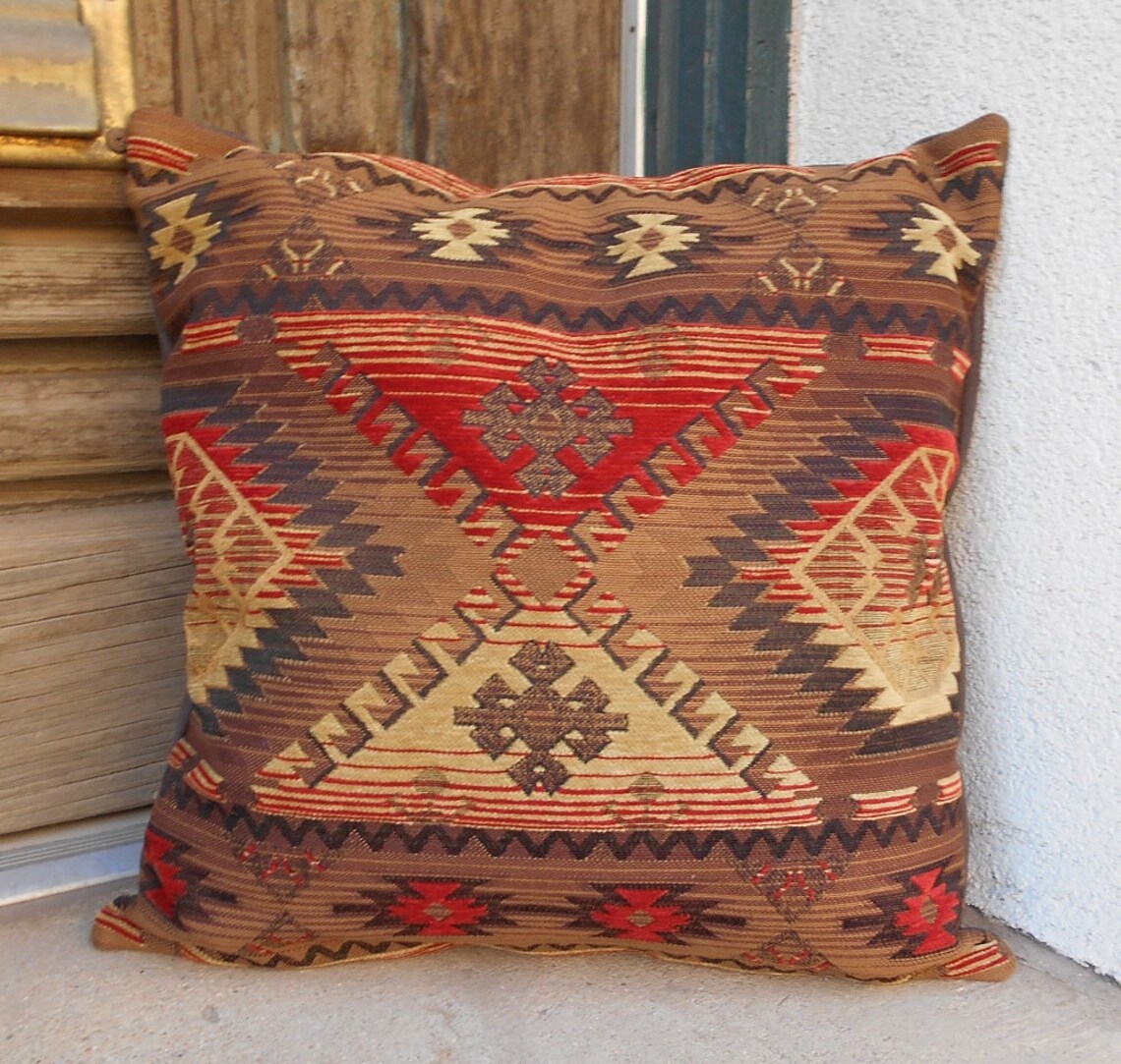 Southwestern Pillow Cover 18 x 18 made in Taos Luxurious Etsy