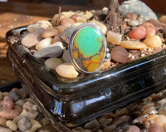 Statement ring met Boa Canyon Turkoois