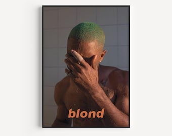 Frank Ocean – Blonde Albumcover | Digitaldruck | Rap-Poster | Hip-Hop-Wandbild