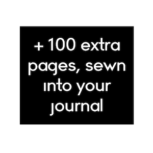 Please READ THE LISTING details.  PAPeR OnLY - Journal pages 100 extra for any size journal