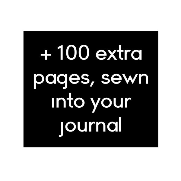 Please READ THE LISTING details.  PAPeR OnLY - Journal pages 100 extra for any size journal