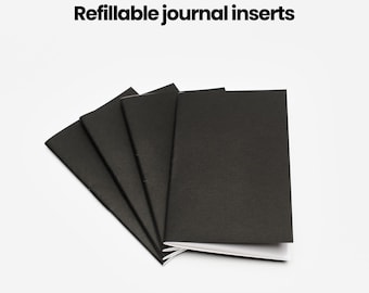Travel Journal REFILLS only  - handbound refillable notebook inserts, TN refill booklets, Forest Nine handmade journals