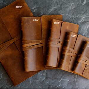 Lined Journal - Leather Journal Lined Paper - Leather Notebook - Personalized Journal - Lined notebook | Personalized gift for Dad image 9