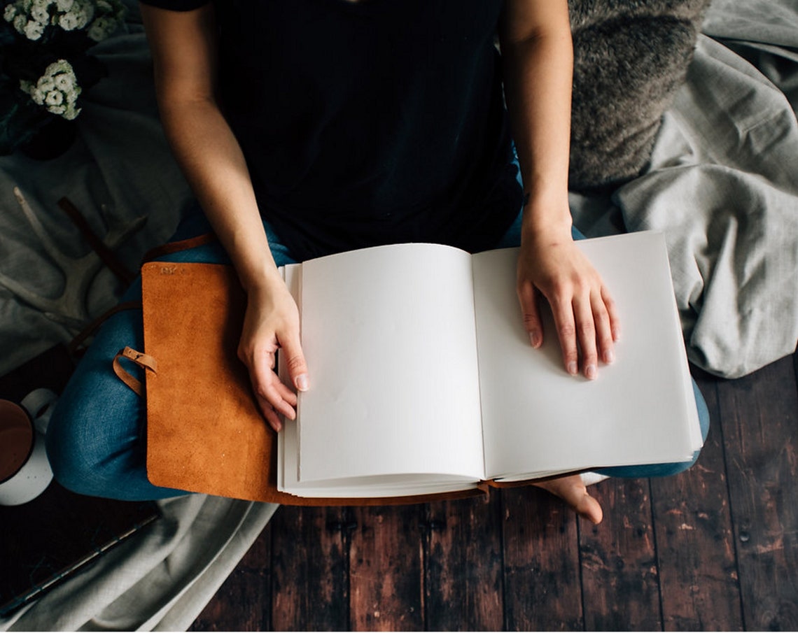 Blank Travel Journal Recipe Book Leather Journal Note Book Etsy