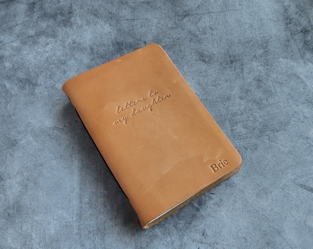 Personalized Leather Journal With Letters to My Daughter, Custom Baby ...