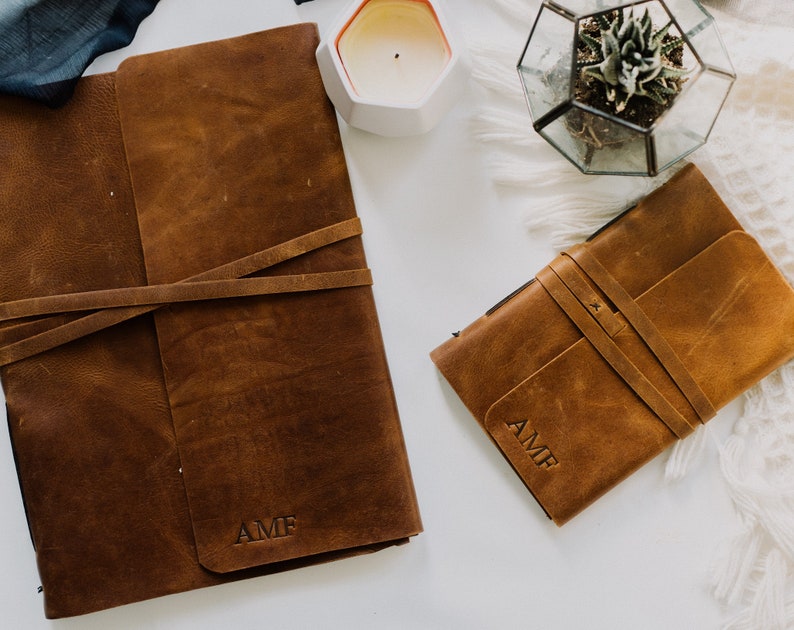 Extra large journal Hand bound journal Personalized gift for Etsy