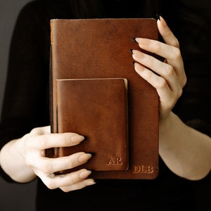 Journal de poésie en cuir personnalisé, carnet de croquis d'artiste fait main avec pages lignées ou non, journal personnalisé avec initiales, cadeau d'anniversaire