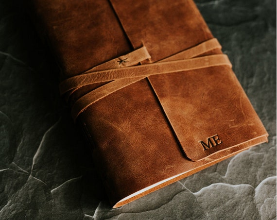 Leather Journal from Forest Nine on Etsy