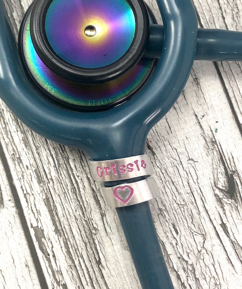 Stethoscope ID Tag Stethoscope ID Ring Littmann ID Tag Etsy