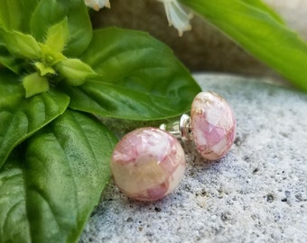 EARRINGS made from your preserved Wedding or Memorial Flowers or Pet Cremains or Fur  Custom Bridal or Funeral Keepsake   FREESIA