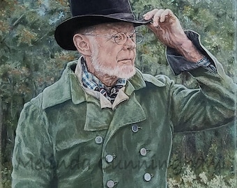 Custom Portrait Painting Keepsake on Canvas from your photo