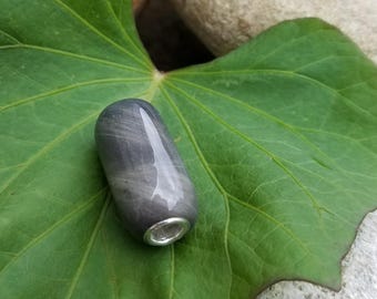 European CHARM BEAD made from your preserved Wedding or Memorial Flowers or Pet Cremains or Fur  Custom Bridal or Funeral Keepsake