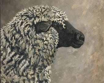 Custom Portrait Painting Keepsake on Canvas from your photo