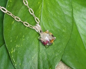 PENDANT Necklace Charm made from your preserved Wedding or Memorial Flowers  Pet Cremains or Fur Custom Bridal or Funeral Keepsake  POPPY