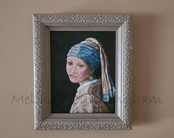 Custom Portrait Painting Keepsake on Canvas from your photo