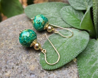 EARRINGS made from your preserved Wedding or Memorial Flowers or Pet Cremains or Fur  Custom Bridal or Funeral Keepsake   MEADOW