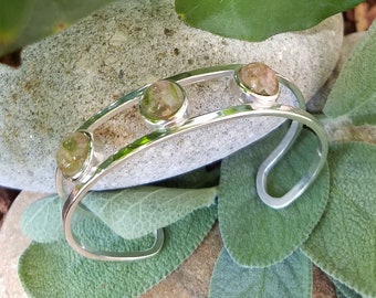 Sterling Silver BRACELET made from your preserved Wedding Memorial Flowers Pet Cremains Fur Custom Bridal or Funeral Keepsake - THISTLE