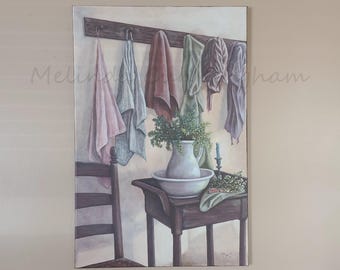 Original Fine Art Painting - Acrylic on Canvas By Melinda Cunningham - 24" x 36" - "Last Sunday"