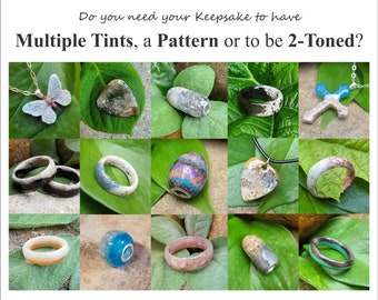 Multiple Tinting Upgrade for Multiple Tints, Patterns or a 2-Toned Treatment for your Nature's Adornments Resin Keepsake item