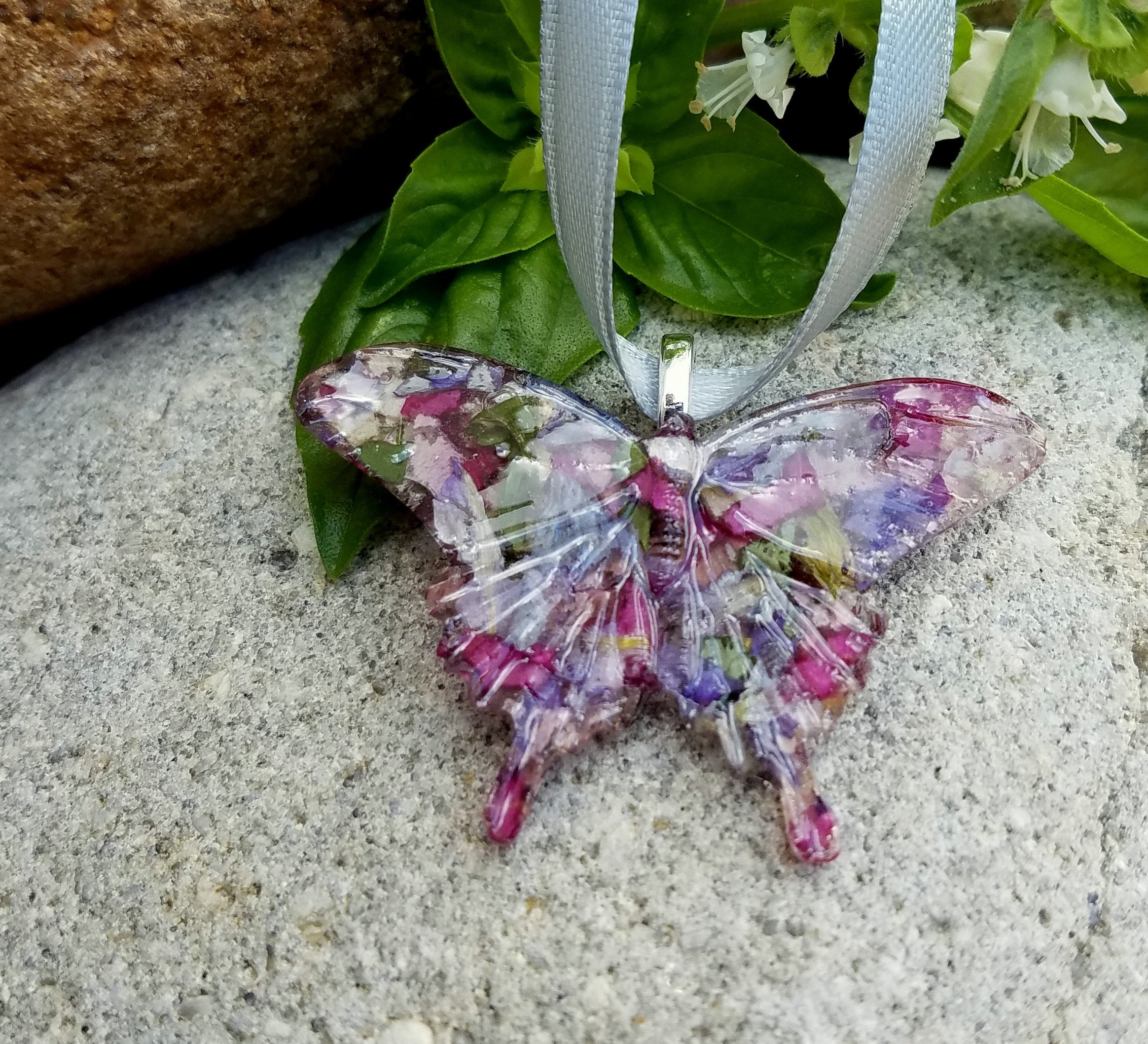 BUTTERFLY Ornament made from your preserved Wedding or ...