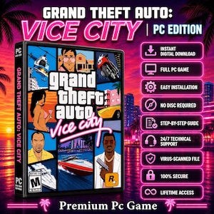 Gta vice city - Etsy 日本