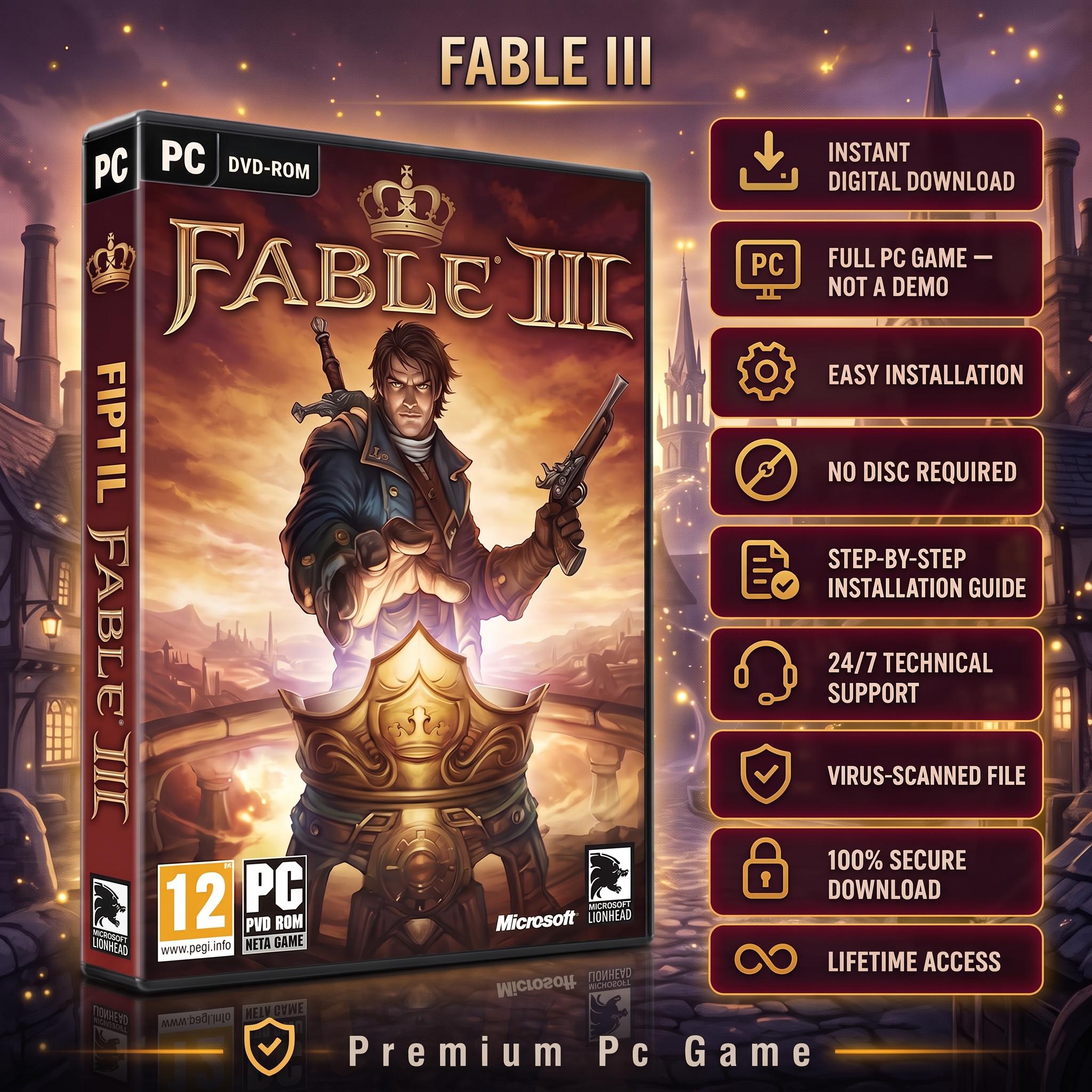 Fable 3 - Etsy