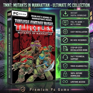 Teenage Mutant Ninja Turtles: Mutants in Manhattan | PC Game | Digital Download | Action Brawler | Instant Access | Installation Guide