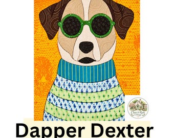 Kinusaiga Pattern- Dapper Dexter- 8"x10"- Instant Download