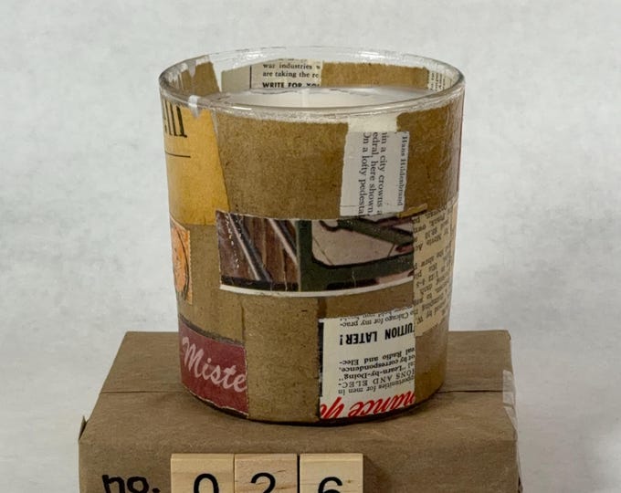 Sherlock—Leather and Labdanum Candle (no.026)