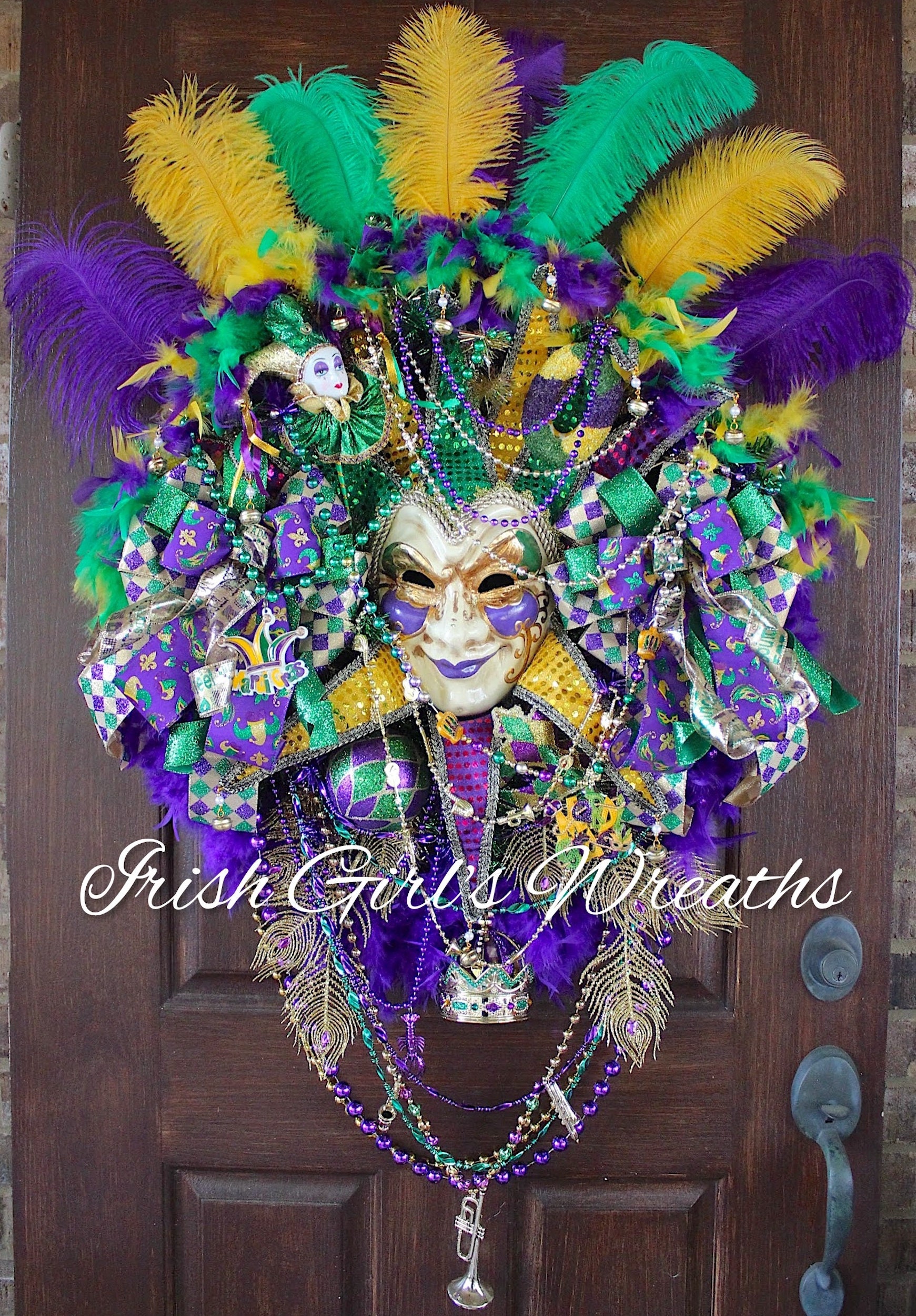Mardi Gras Centerpiece, Mardi Gras Table Decor, Mardi Gras Full Mask, Large Mardi  Gras Centerpiece, Mardi Gras, Venetian Mask Decor, 