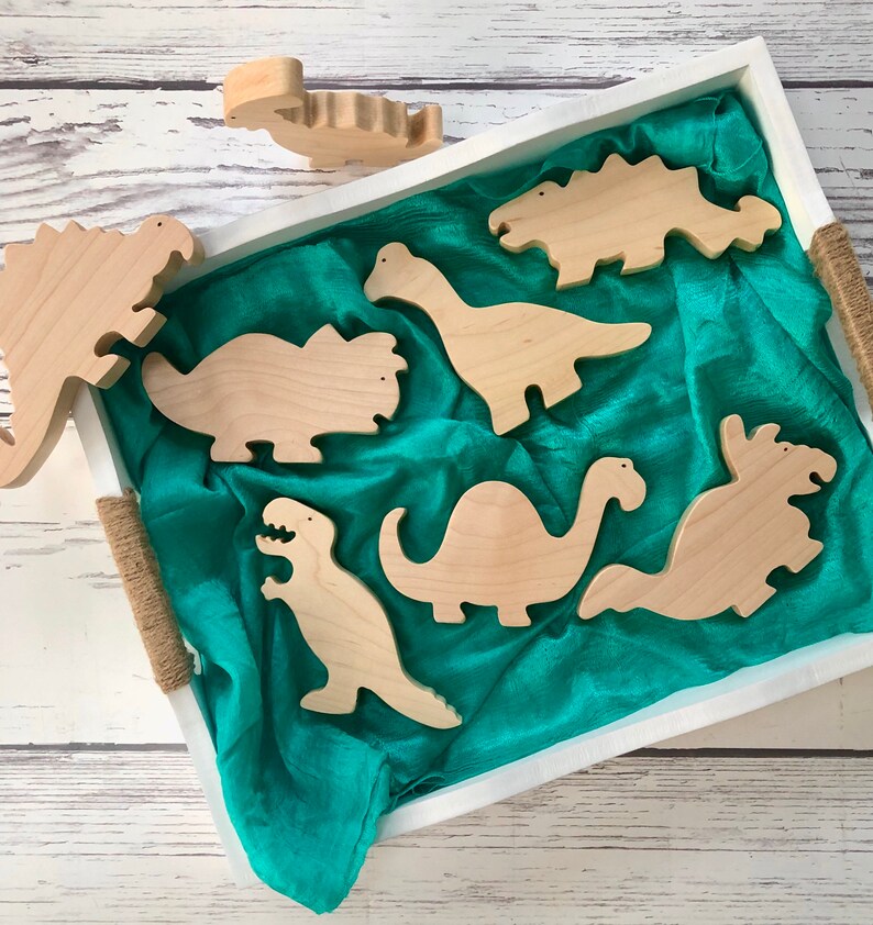 Dinosaurs,wooden toys, unique, Waldorf inspired, Montessori toddler, toddler fun, hands on, building blocks, Dino love, best gift, must have image 6