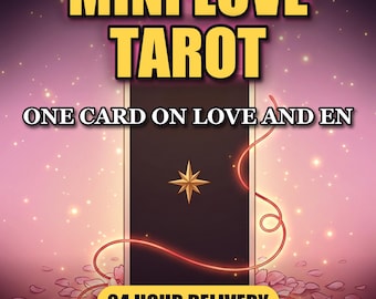 Personalized Japanese En Love Tarot Reading, One Card PDF (24 Hour Delivery)