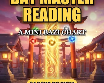 Personalized Day Master Reading, Mini Bazi Chart & Five Elements Balance (3+ Page PDF)