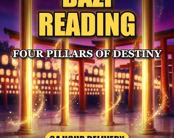 Personalized Bazi Chart Reading, Four Pillars of Destiny, Day Master & Five Elements (PDF)