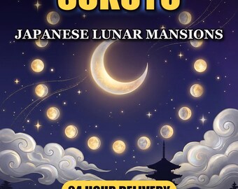 Japanese Sukuyo Astrology Reading, 27 Lunar Mansions by Birth Date (PDF)
